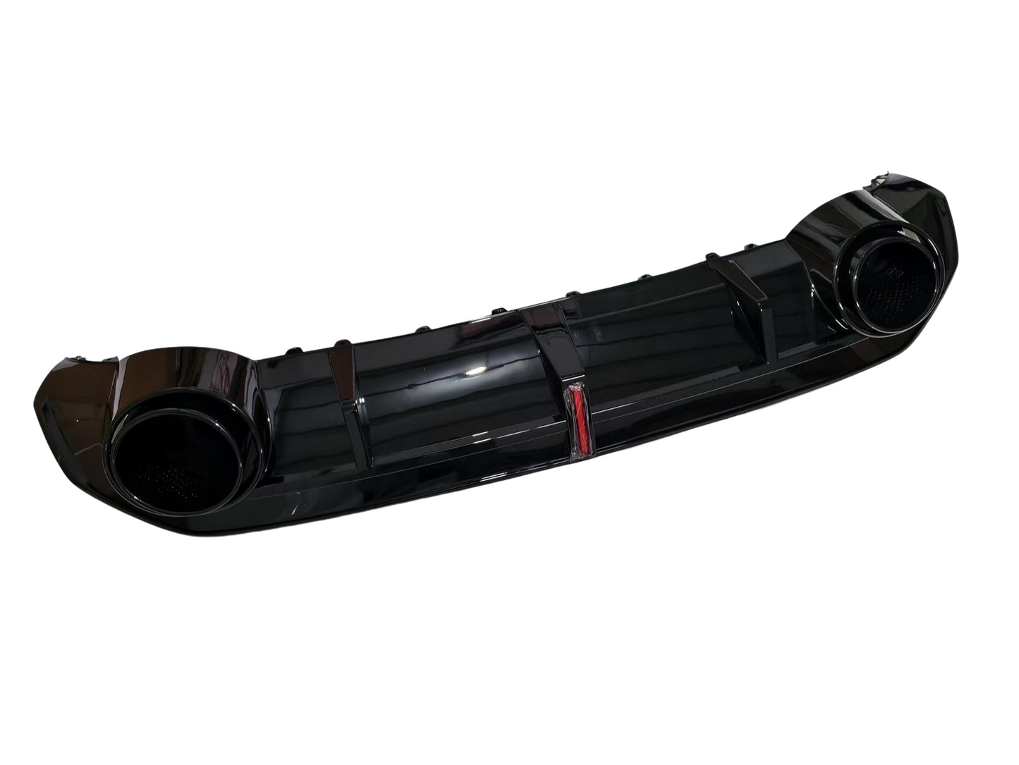 A3/S3 - 8YS Saloon: Gloss Black RS3 Style LED Diffuser with Black Exhaust Tips 21+