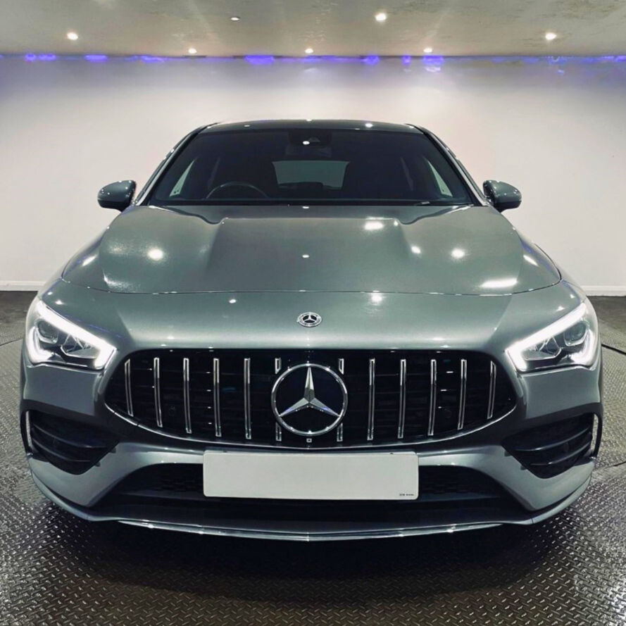CLA - W118 Pre-Facelift: Chrome GT Panamericana Style Grill 19-23