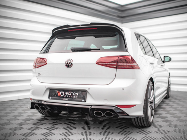 Golf R - MK7 Pre-Facelift: Gloss Black Maxton Rear Diffuser 13-16