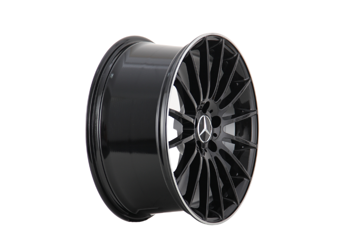 18" Gloss Black Mercedes Turbine Alloy Wheels