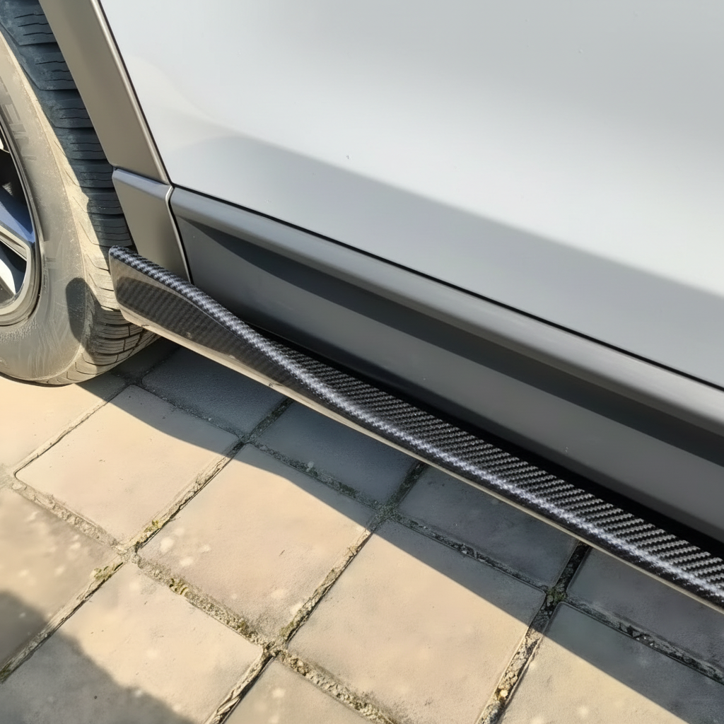 MERCEDES A CLASS CARBON FIBER SIDE SKIRT SPLITTERS 2013+