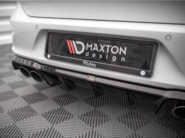 Golf R - MK7 Pre-Facelift: Gloss Black Maxton Rear Diffuser 13-16