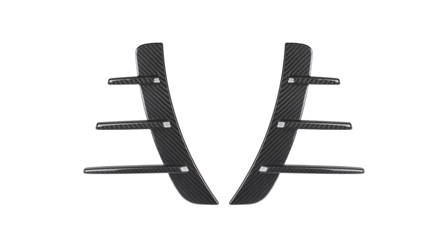 4 Series - G22: Dry Carbon Fibre SOOQOO Style Rear Side Fender Trim 20-24