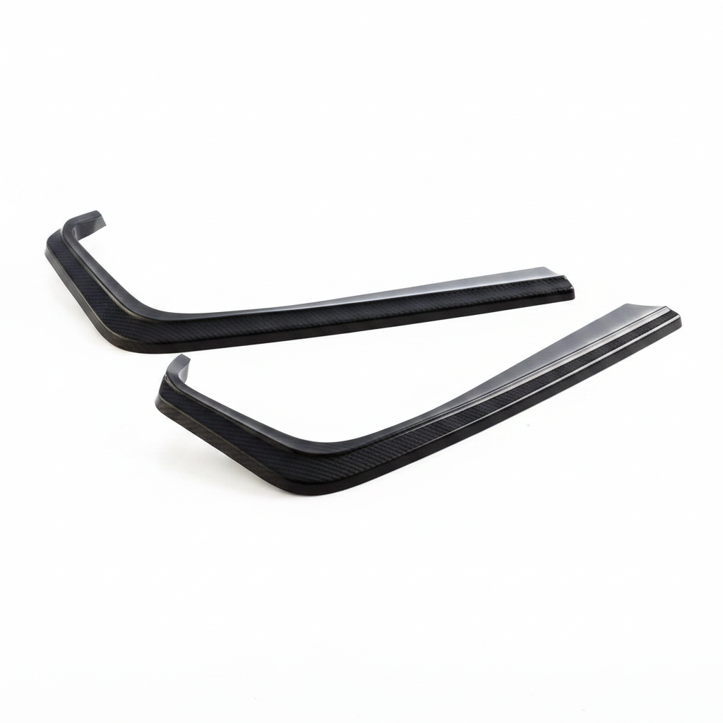 E Class - C238/A238: Gloss Black Maxton Rear Side Splitters 17-23