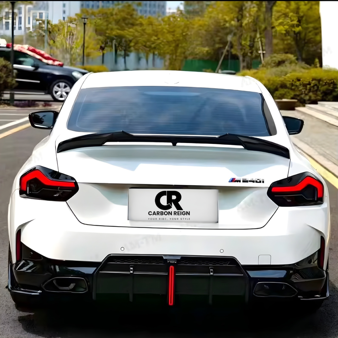 BMW 2 SERIES REAR DIFFUSER AND SPILTTER WITH LED