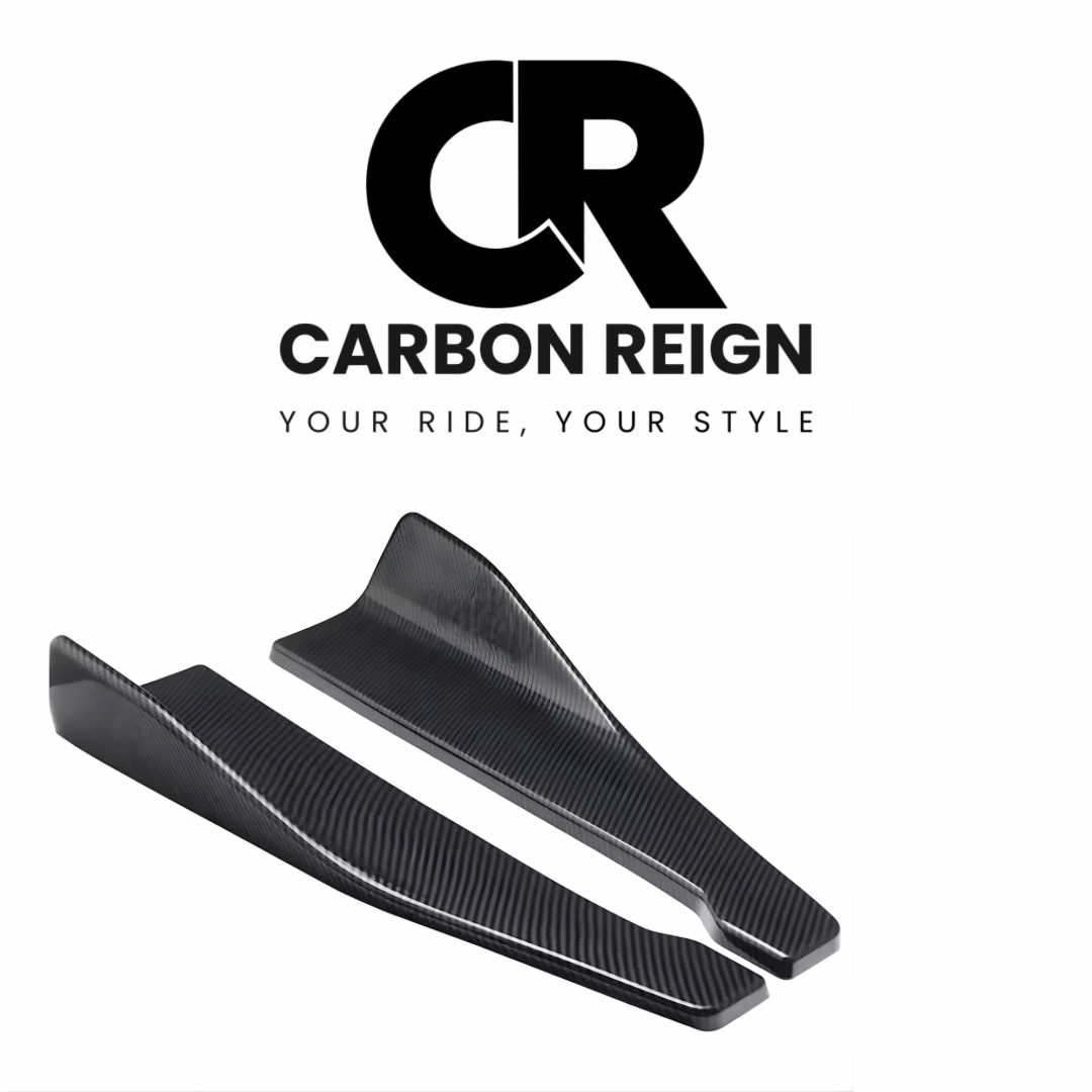 MERCEDES A CLASS GLOSS BLACK SIDE SKIRT SPLITTERS 2013+