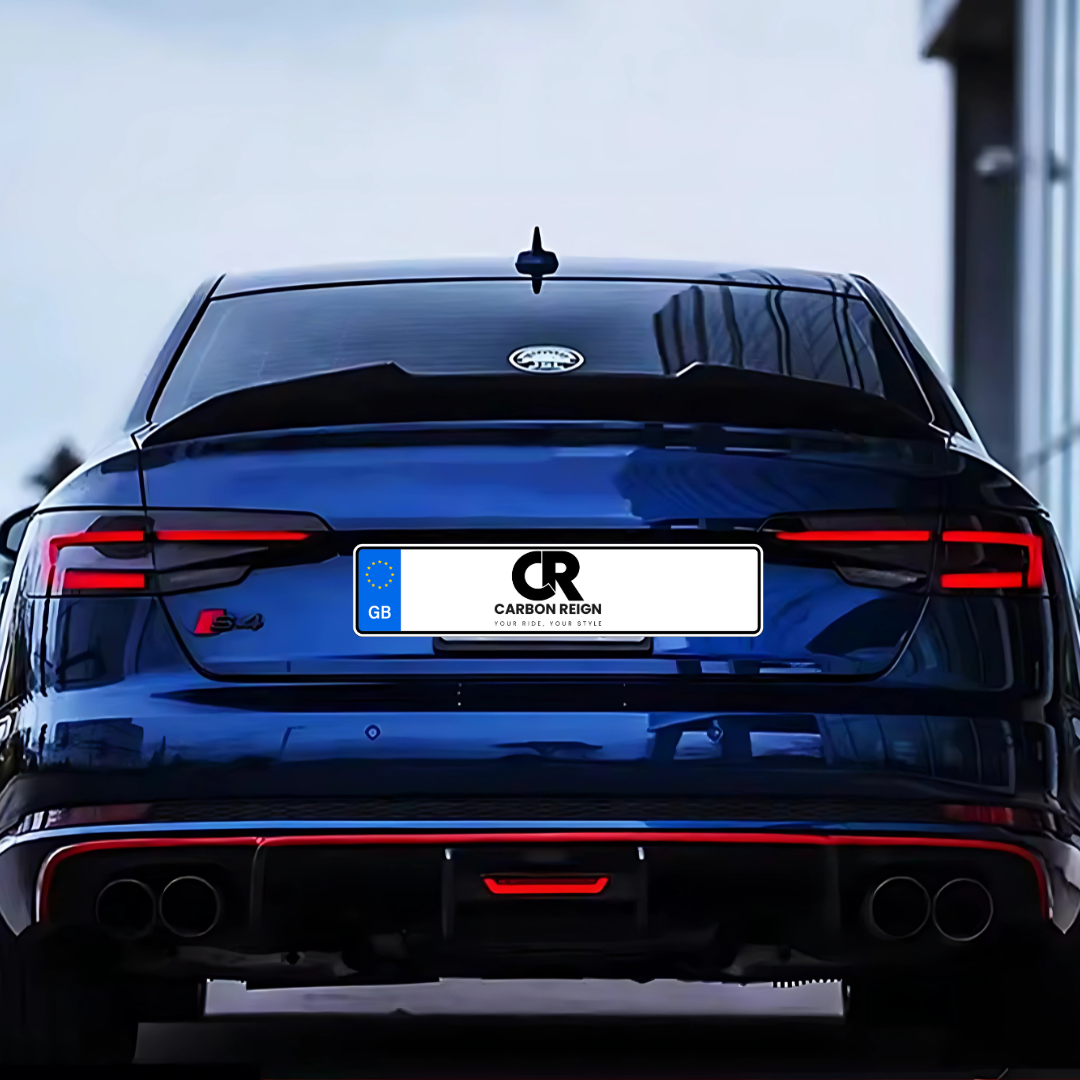 AUDI A4/S4/RS4 2016-2020 GLOSS BLACK/CARBON FIBRE REAR BOOT SPOLER