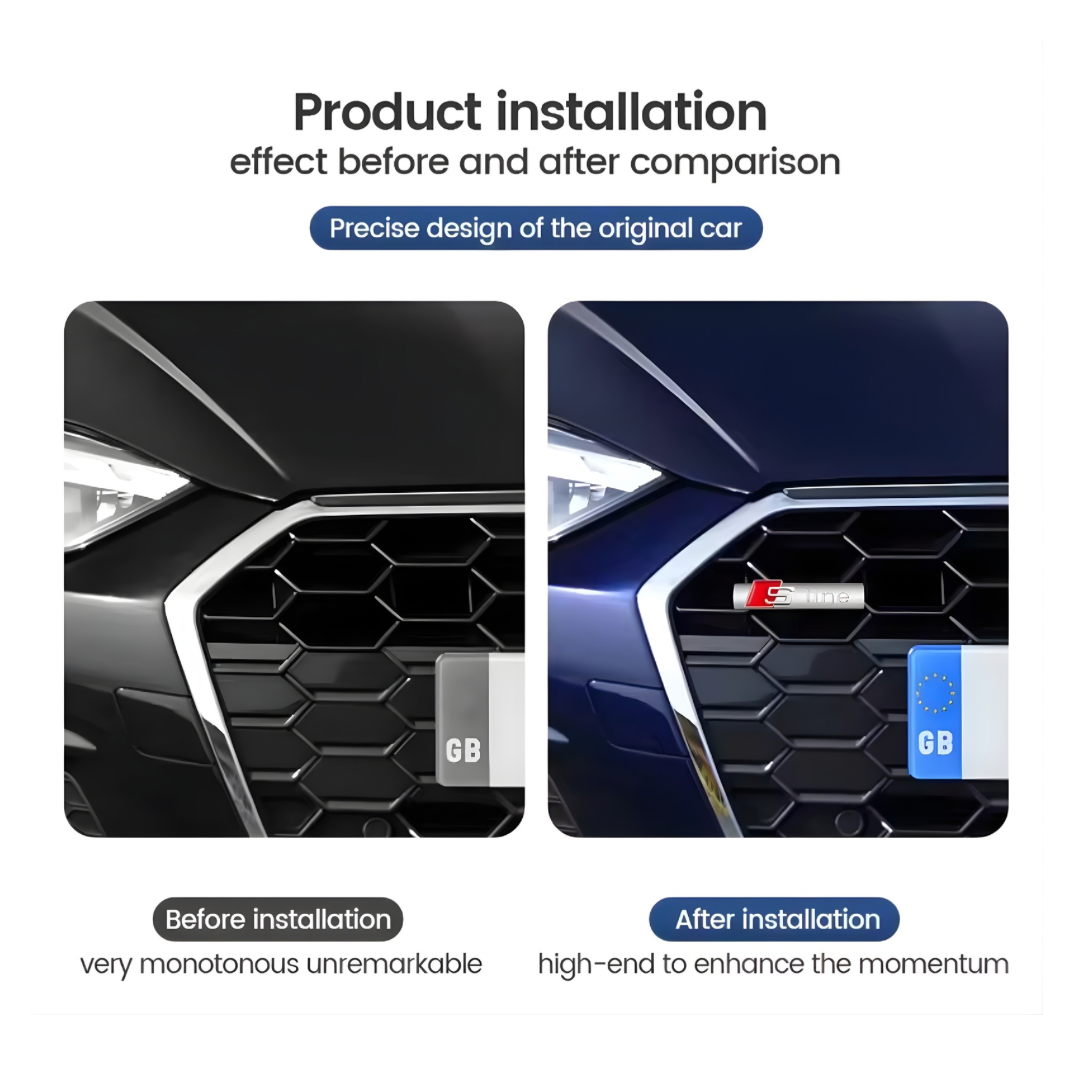 AUDI GRILL AND SIDE EMBLEM