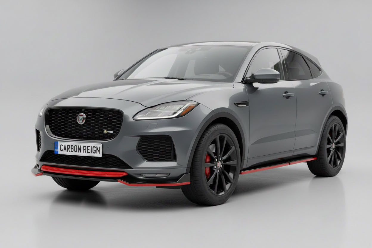 Jaguar E Pace Gloss Black Front Splitter
