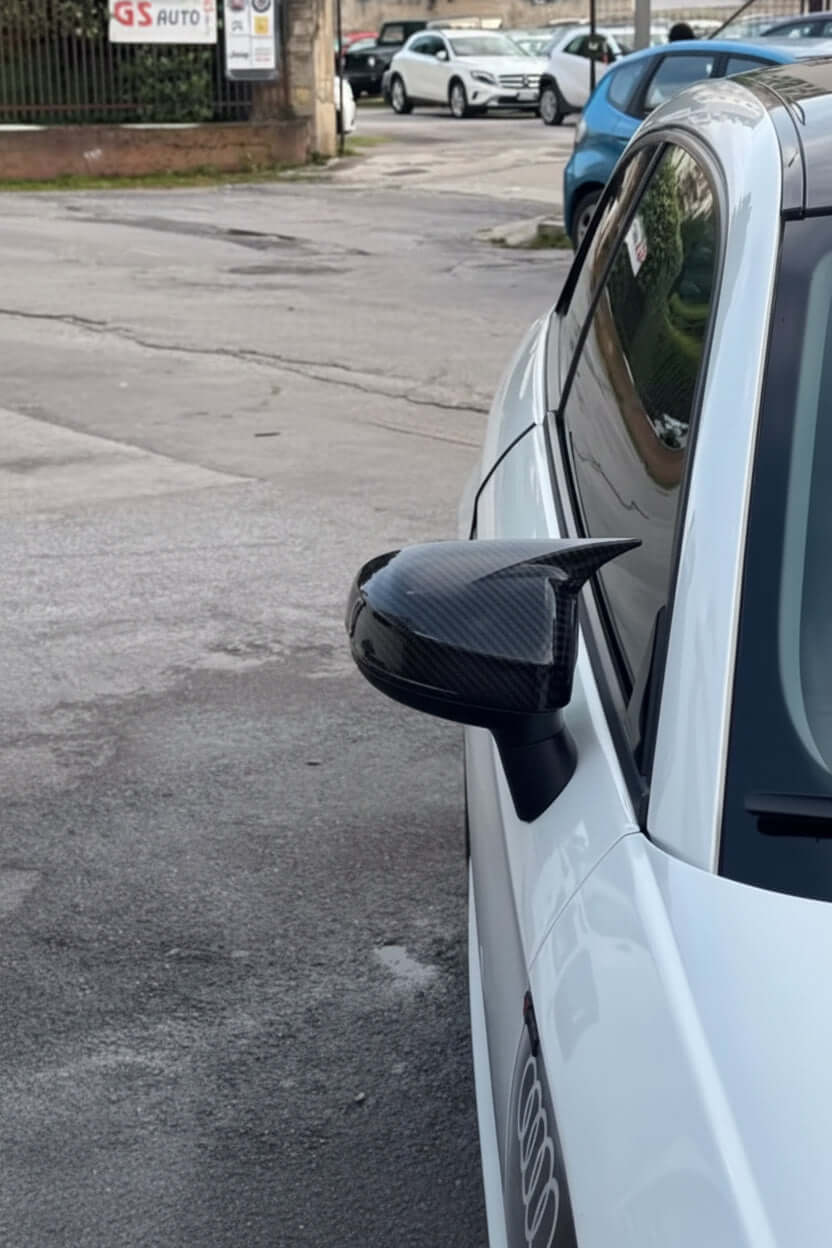 Audi A1 Carbon Fiber Mirror Caps
