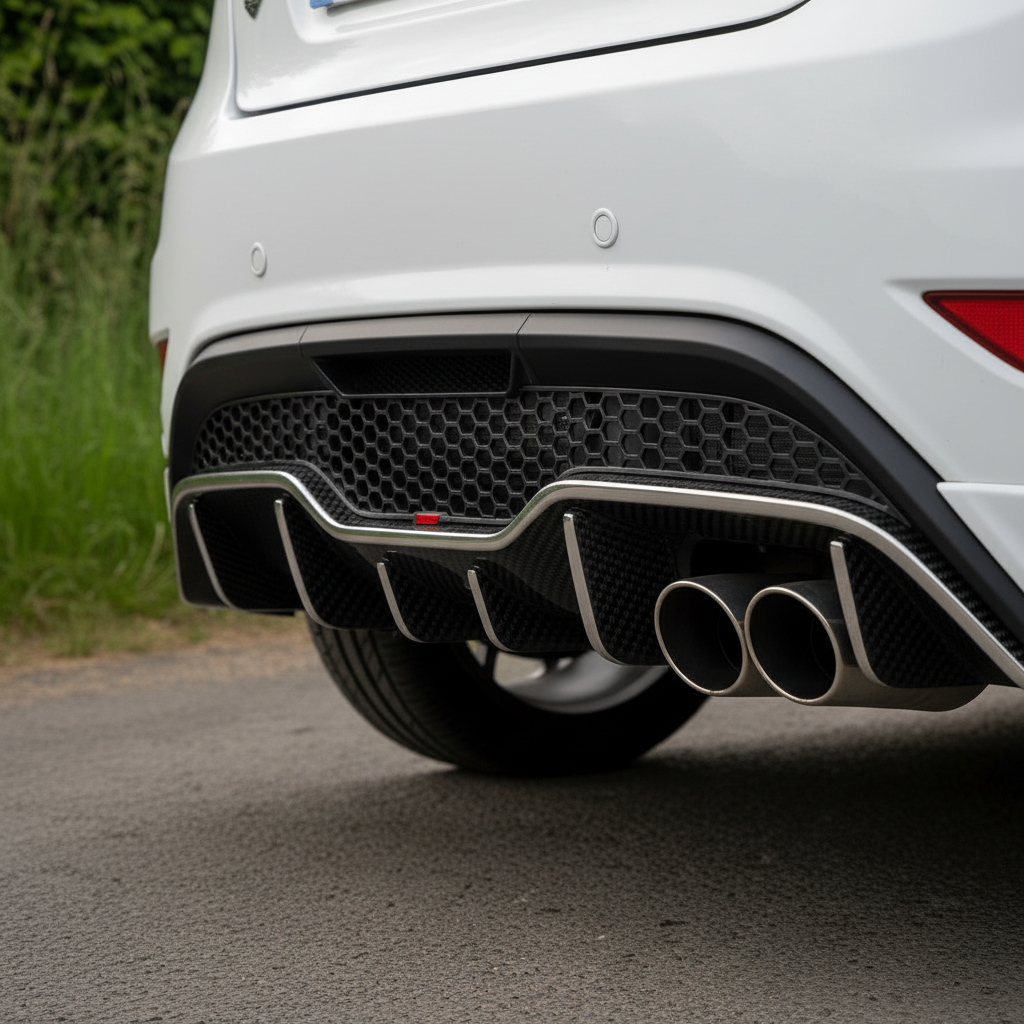 Ford Fiesta ST Gloss Black Rear Diffuser