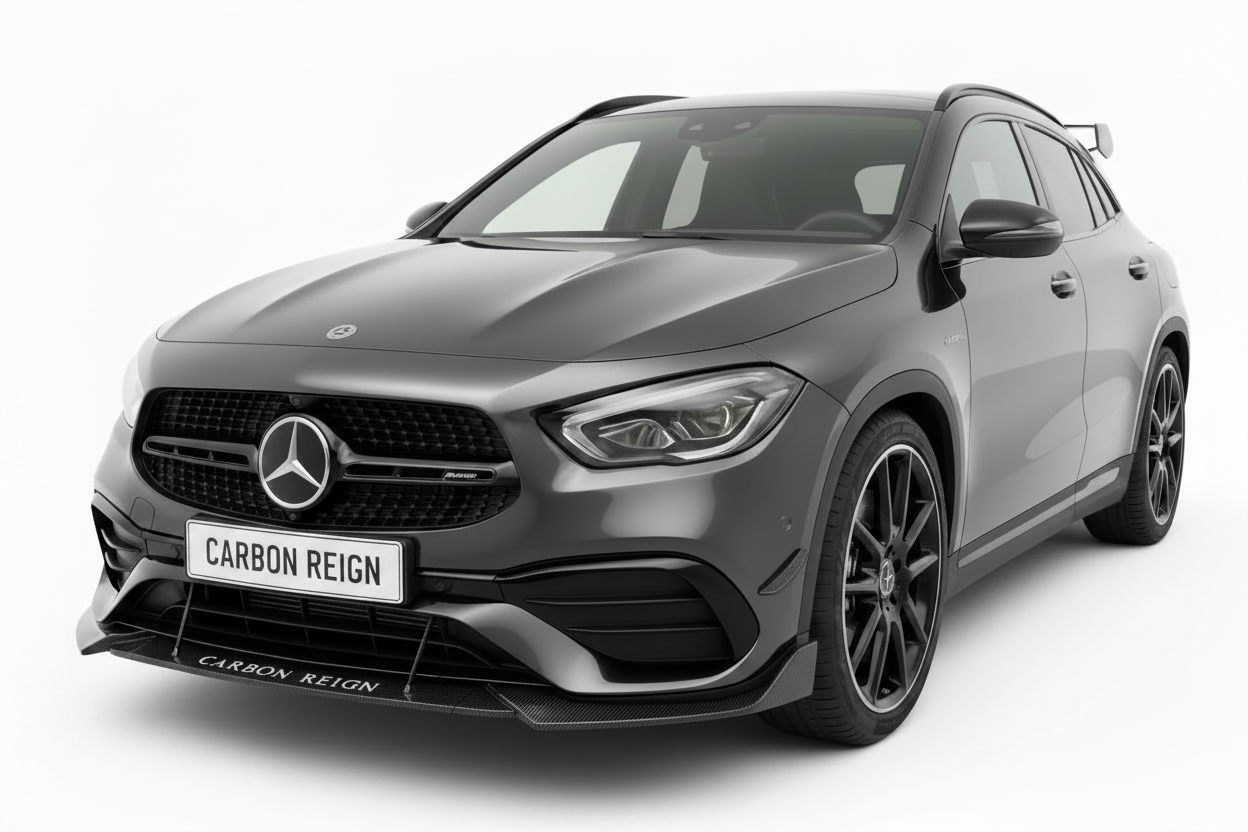 Mercedes GLA Carbon Fiber Front Lip Splitter
