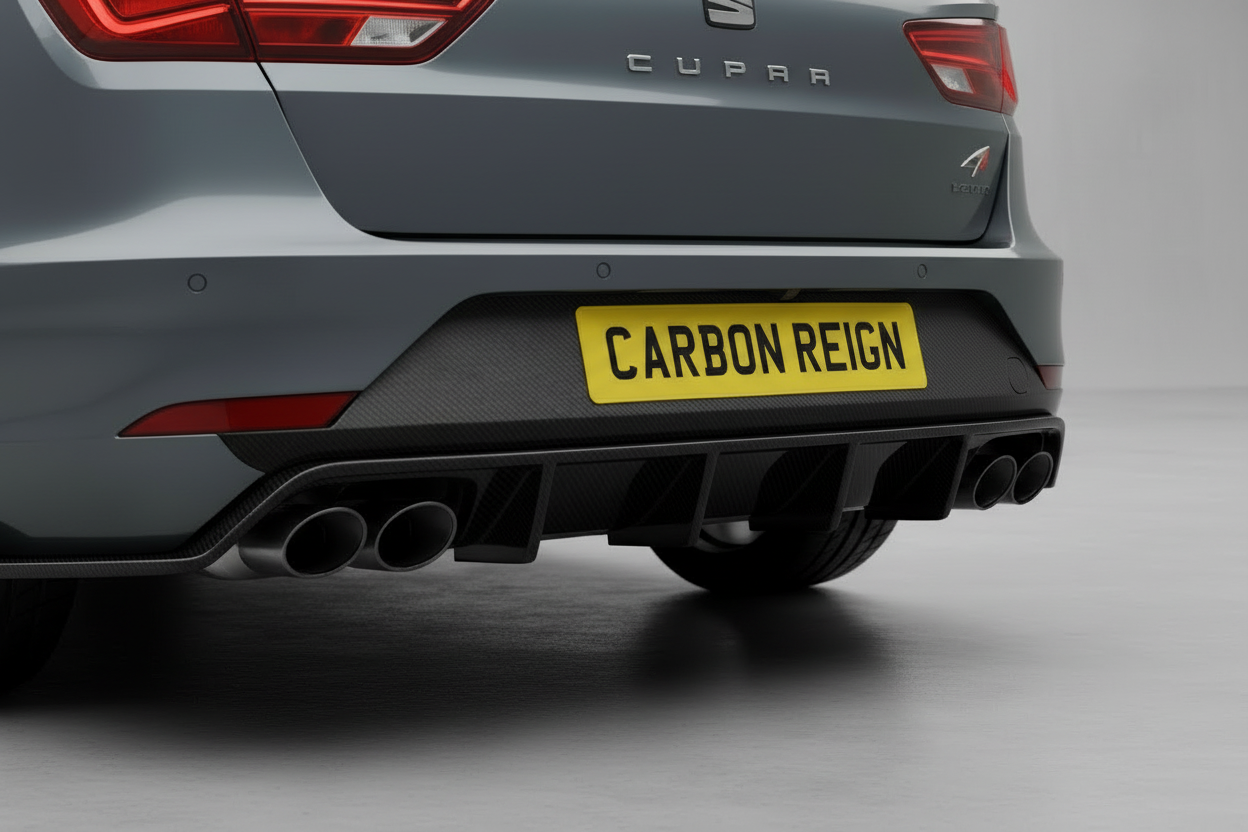 Seat Leon Gloss Black Maxton Design Dual Exhaust