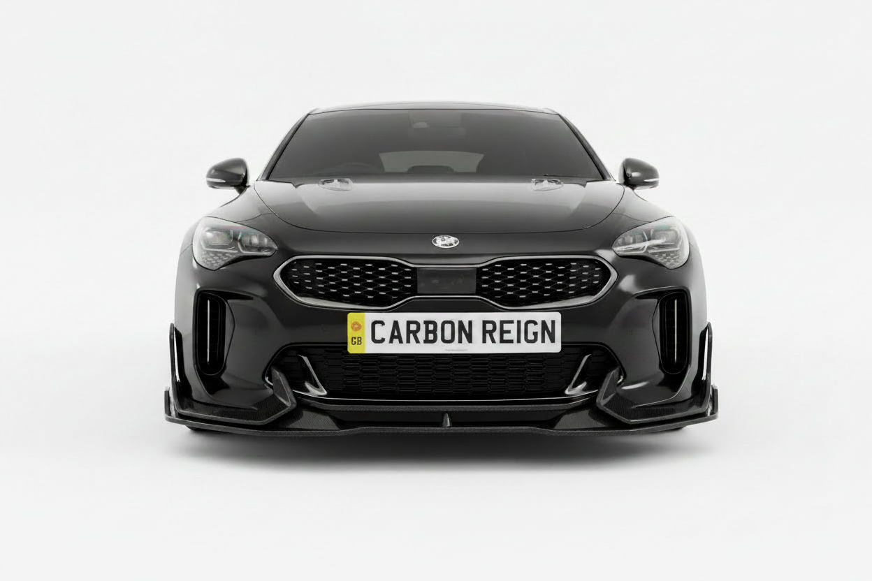 Kia Stinger Carbon Fiber Front Lip Splitter
