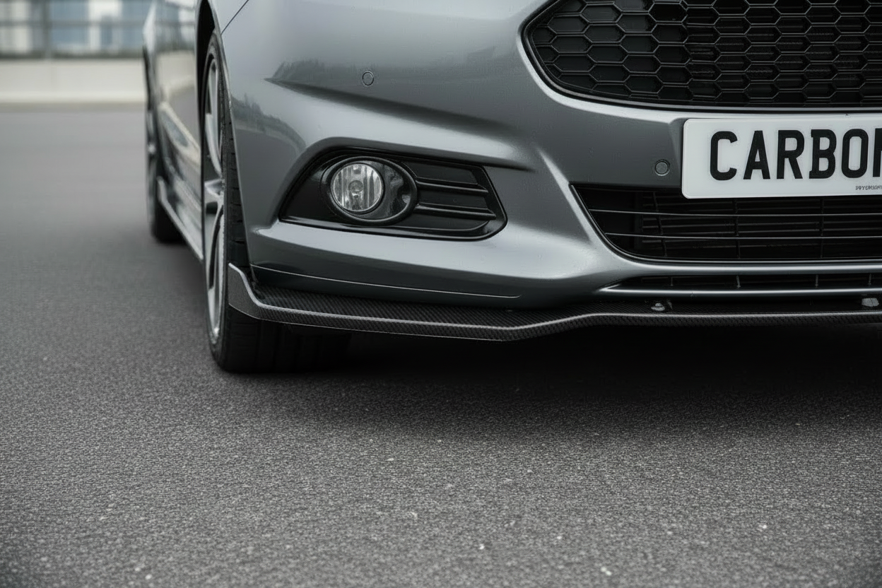 Ford Mondeo Carbon Fiber Front Lip Splitter