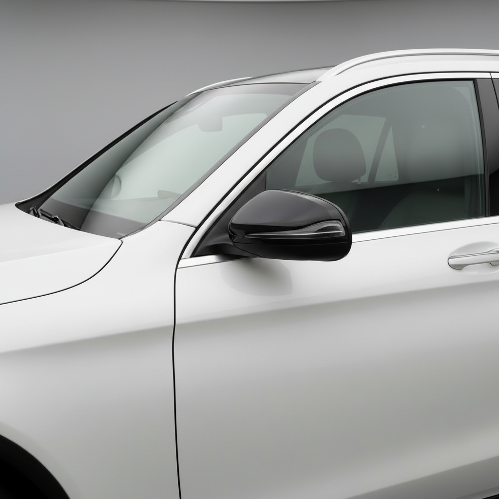 Mercedes GLC Gloss Black Mirror Caps
