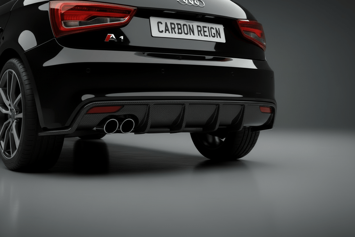 Audi A1 Carbon Fiber Rear Diffuser