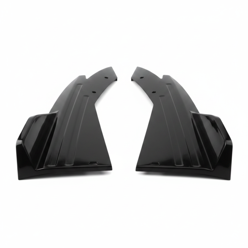 Jaguar Gloss Black Rear Bumper Lip Diffuser Splitter