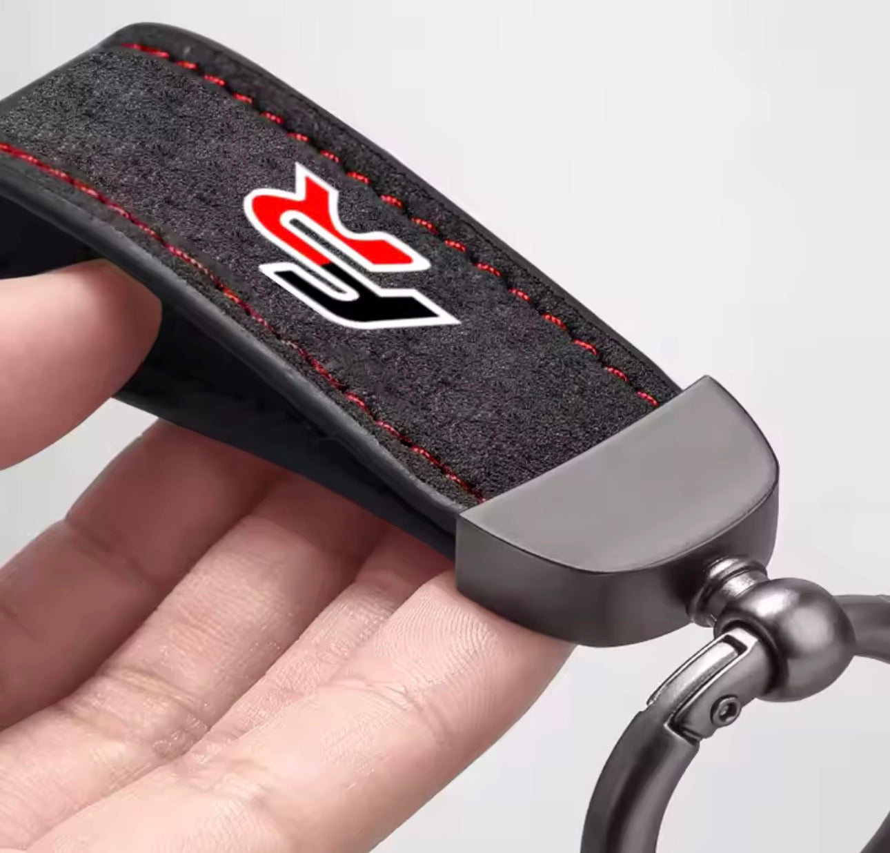 SEAT FR Logo Suede Key Ring