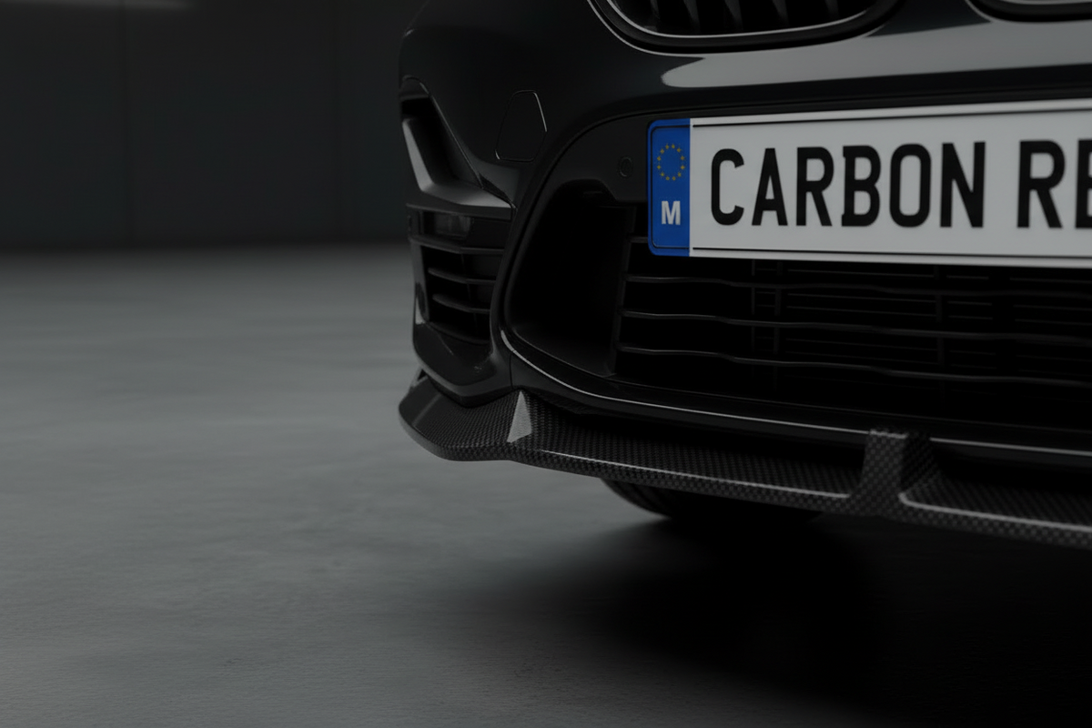BMW X1 Carbon Fiber Front Bumper Splitter Lip