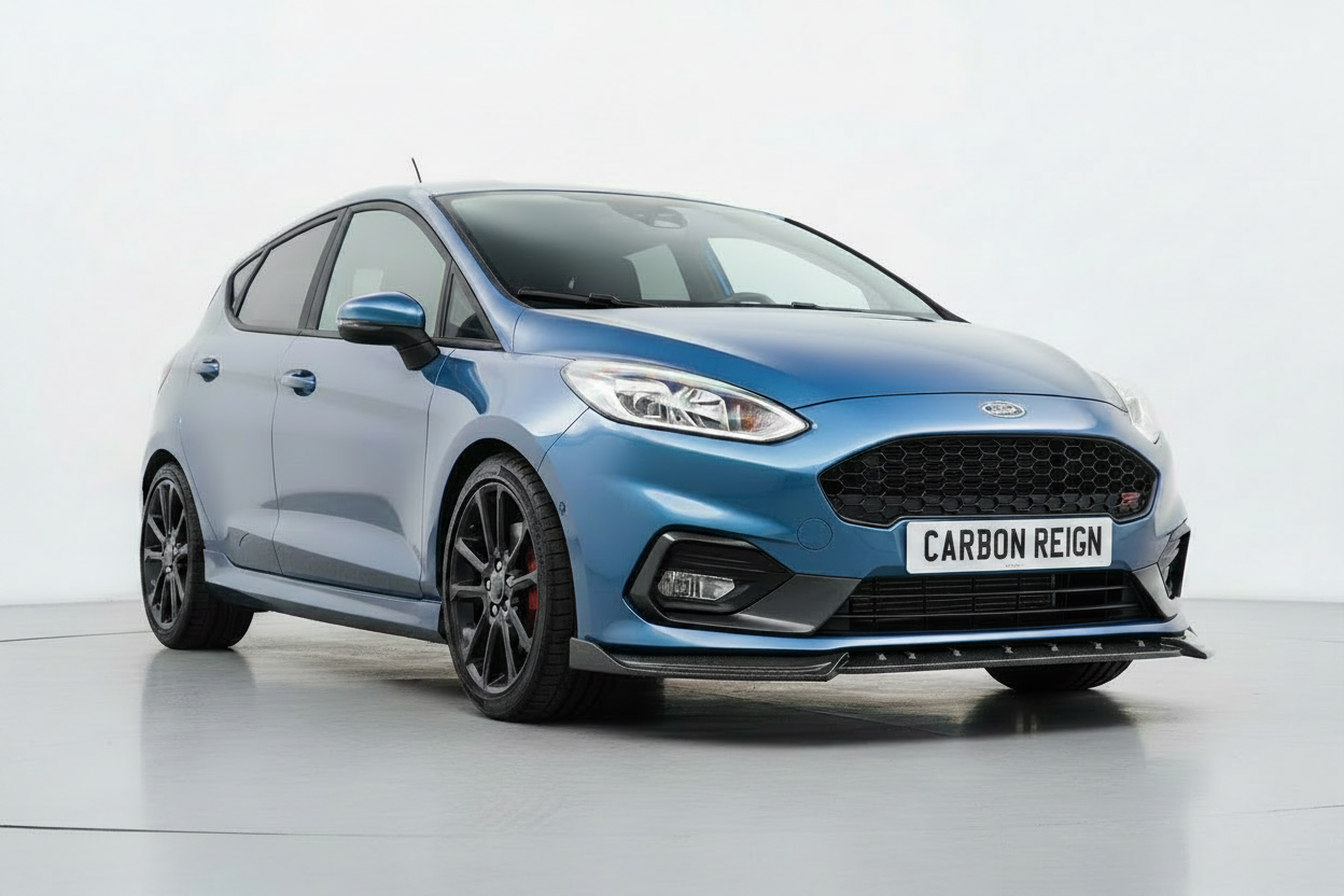Ford Fiesta 2017+ Carbon Fiber Front Lip Splitter