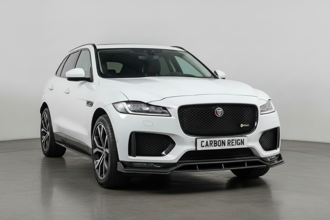 Jaguar F Pace Carbon Fiber Front Splitter