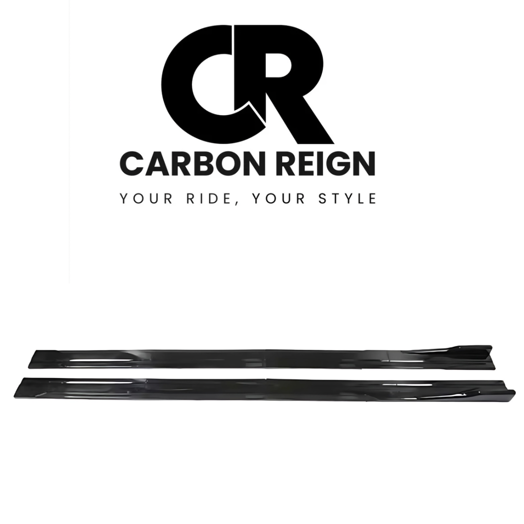 A6/S6/RS CARBON FIBRE/GLOSS BLACK SALOON/ESTATE SIDE SKIRTS 2013-2018