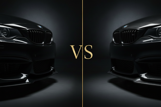 Gloss Black vs Carbon Fiber Parts