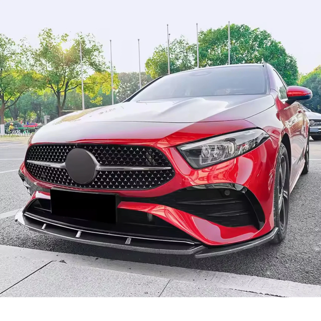 MERCEDES A CLASS CARBON FIBER FRONT SPLITTER 2020+