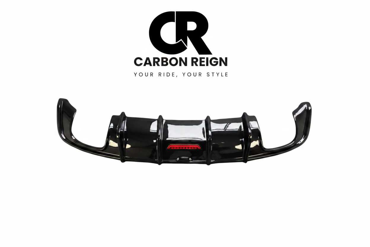 AUDI A4/S4 2016-2020 GLOSS BLACK REAR DIFFUSER