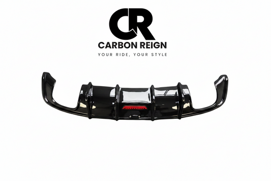 AUDI A4/S4 2016-2020 GLOSS BLACK REAR DIFFUSER