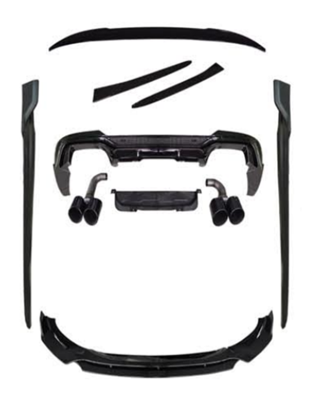 X4 - G02 Pre-Facelift: Gloss Black Aero Body Kit 18-20