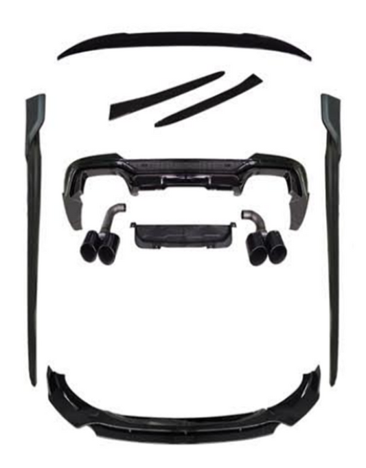 X4 - G02 Pre-Facelift: Gloss Black Aero Body Kit 18-20