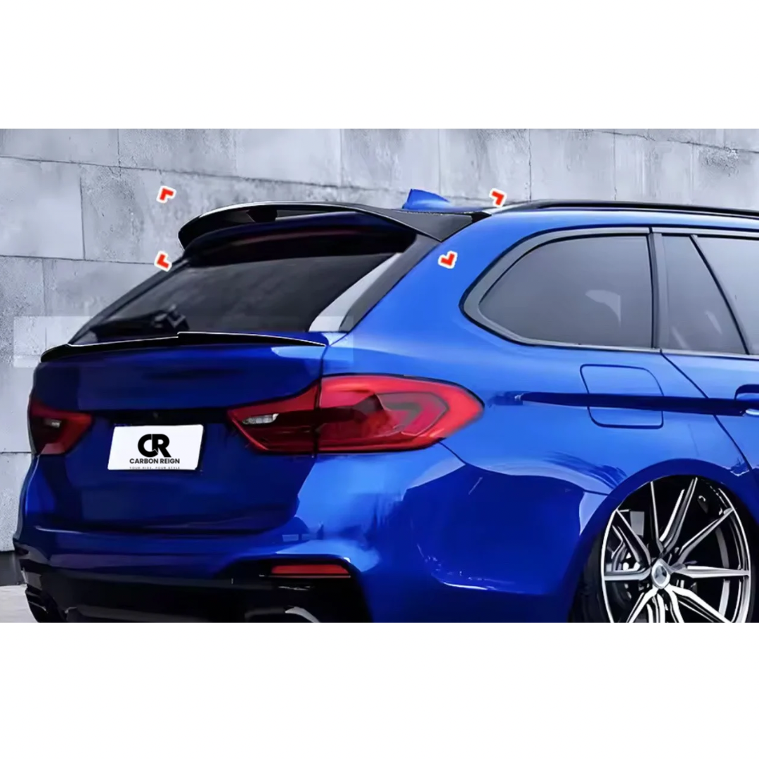 BMW 5 SERIES ESTATE CARBON FIBER/GLOSS BLACK ROOF SPOILER 2018-2023