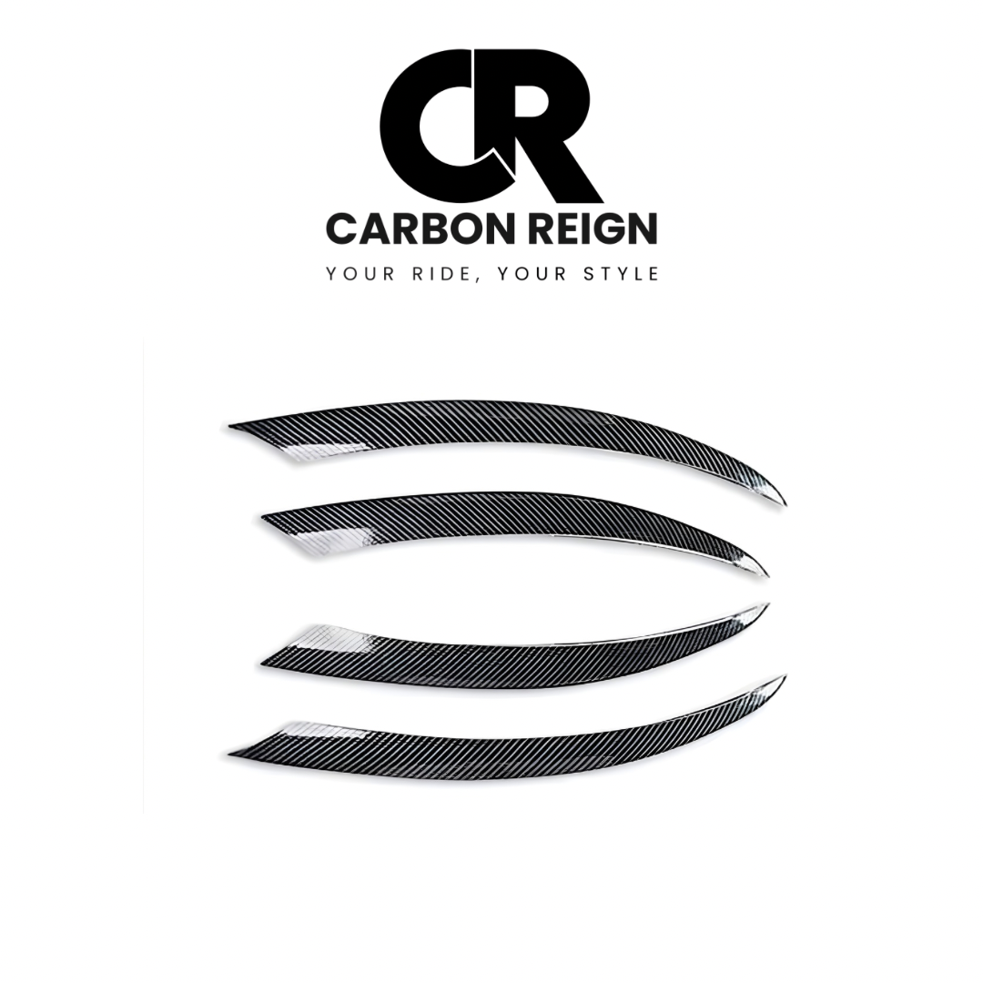 MERCEDES C CLASS CARBON FIBER FOG LAMP COVERS 2015-2018