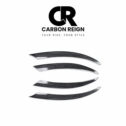 MERCEDES C CLASS CARBON FIBER FOG LAMP COVERS 2015-2018