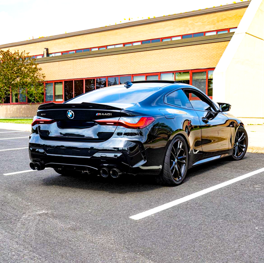 4 Series - G22: Pre-Preg Dry Carbon Fibre PSM Style Spoiler 20+