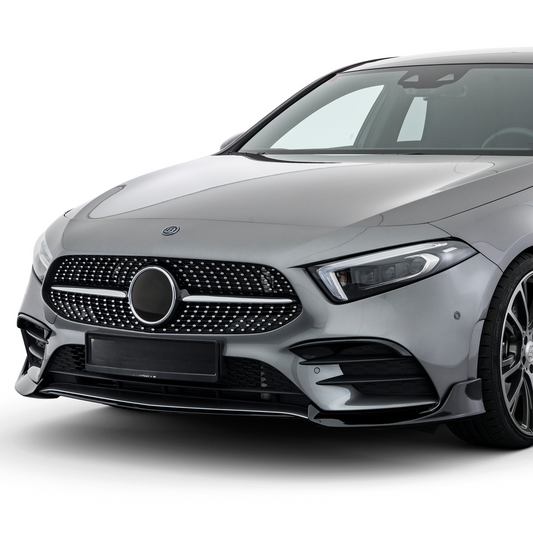 A Class - W177: Gloss Black Brabus Style Splitter 18-23