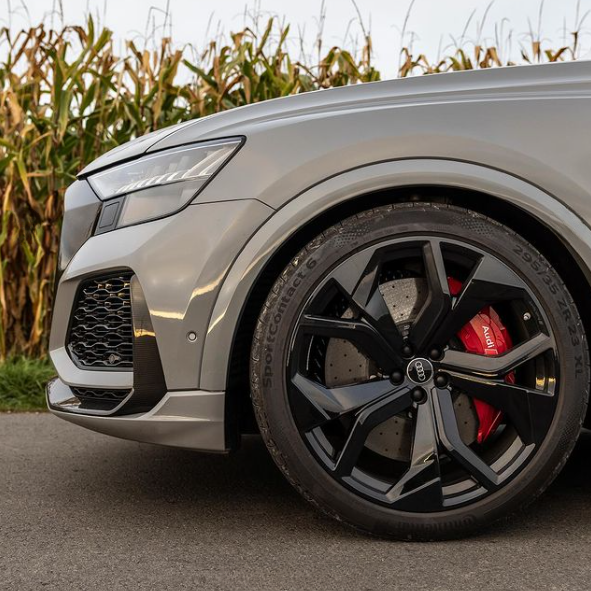 Q7 - 4M: 22" Gloss Black RSQ8 Style Alloy Wheels 15+