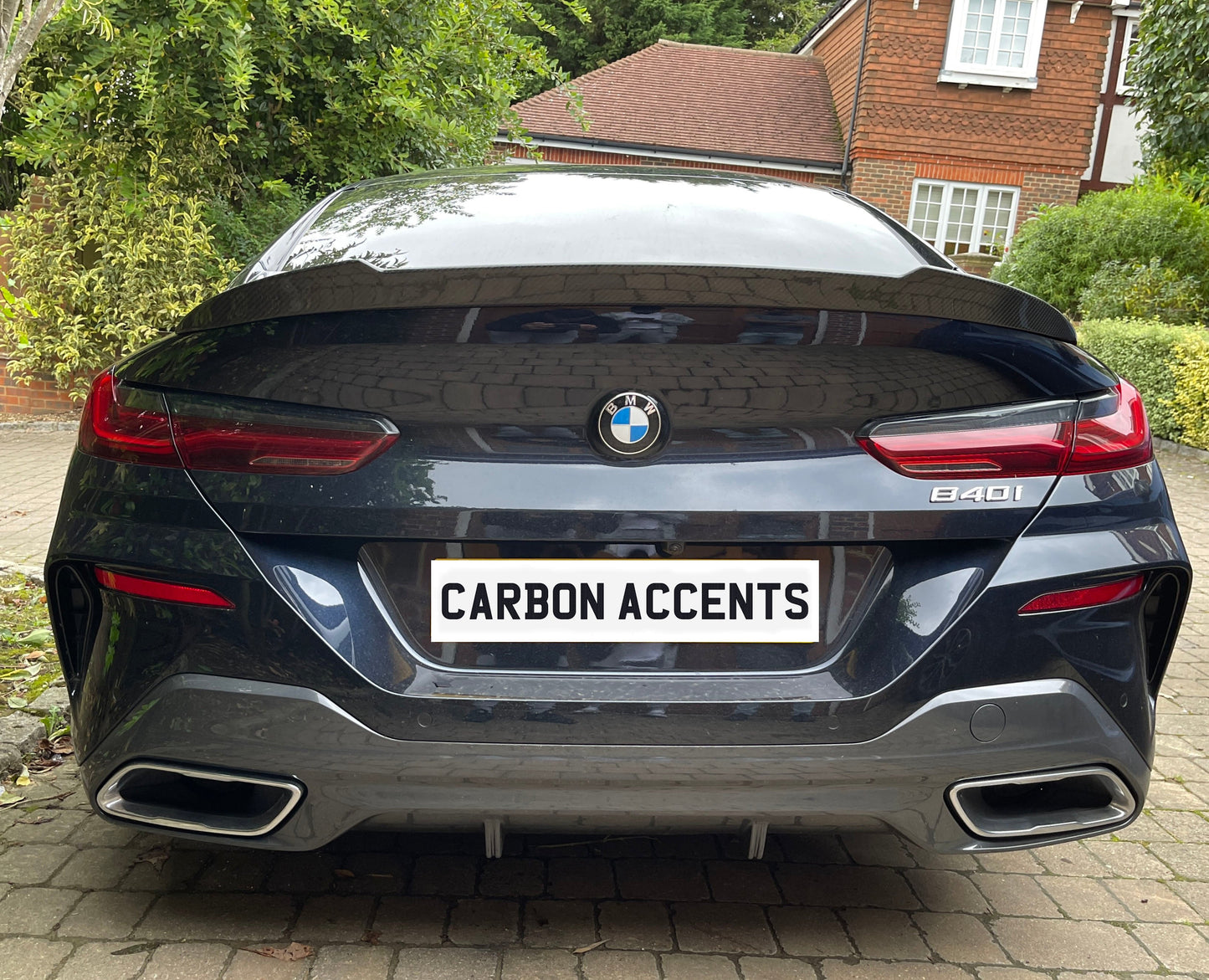 M8 - F93: Pre-Preg Dry Carbon Fibre V Style Spoiler 18+