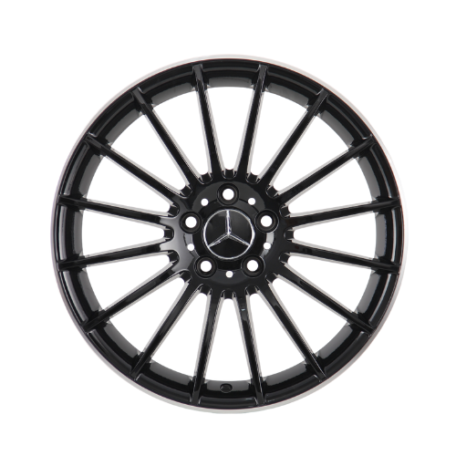 18" Gloss Black Mercedes Turbine Alloy Wheels
