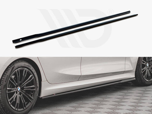 3 Series - G20/G21: Gloss Black Maxton Side Skirts 18-22