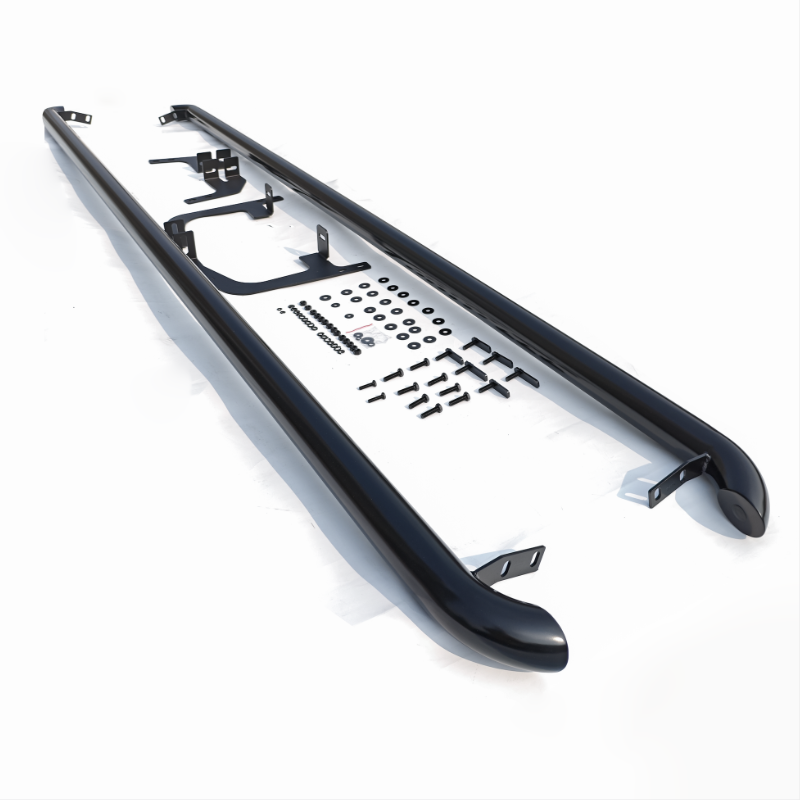 Ford Transit Custom MK1 Long Wheel Base (LWB): Gloss Black Side Bars 13-23