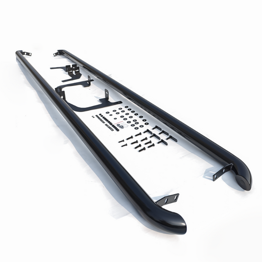 Ford Transit Custom MK1 Short Wheel Base (SWB): Gloss Black Side Bars 13-23