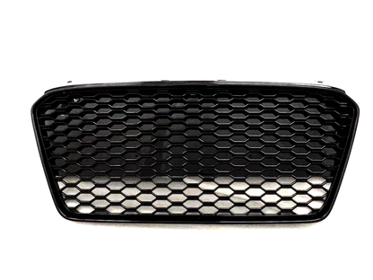 R8 - Type 42: Gloss Black Honeycomb Style Grill 12-14