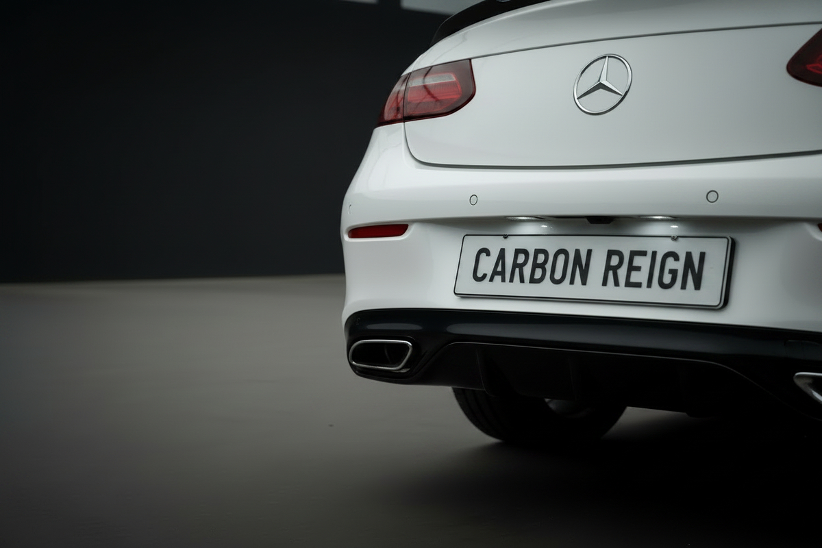 E Class - C238/A238: Gloss Black Maxton Rear Diffuser 17-23