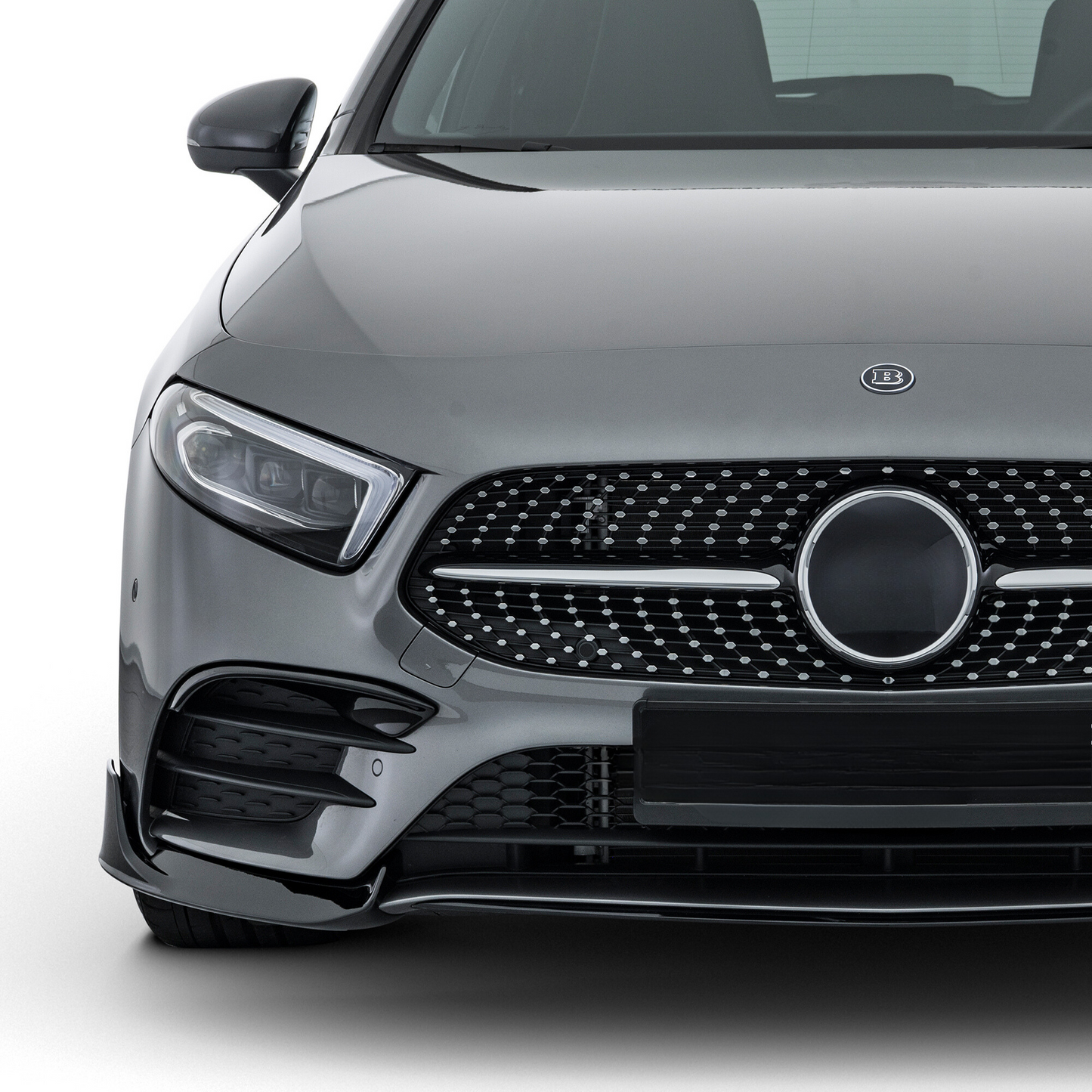 A Class - W177: Gloss Black Brabus Style Splitter 18-23