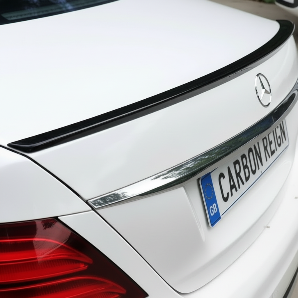 E Class - W213: Gloss Black E63 Style Spoiler 16-20
