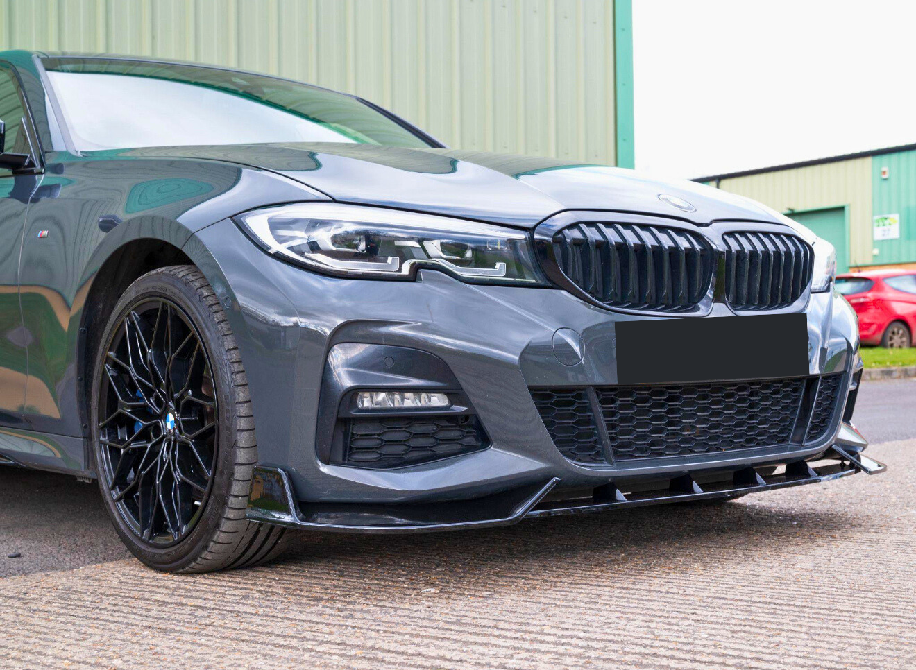 3 Series - G20/G21: Gloss Black 3D Style Front Splitter 19-22