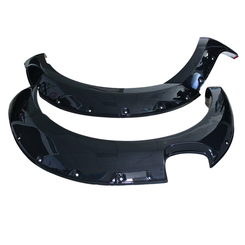 Ford Ranger - T7: Gloss Black Raptor Style Fender Flares 15-17